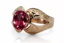Ruby Original Vintage 14K Rose Gold Ring Vintage vrc135r